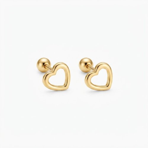 Aretes Corazon