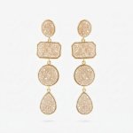 Aretes piedras brillosas