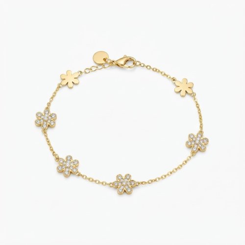 Pulsera flores 