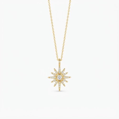 Collar estrella perlitas