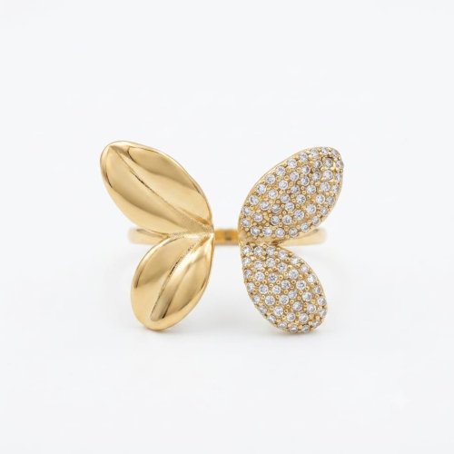 Anillo mariposa grande 