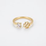 Anillo trébol 