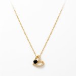 Collar corazón torcido