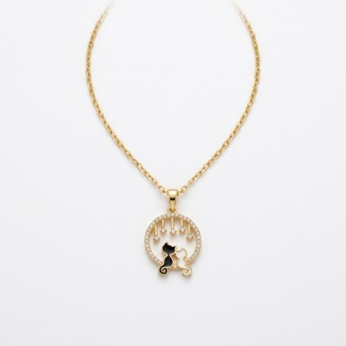 Collar 2 gatos 