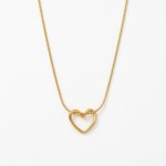 Collar corazón sencillo 