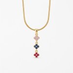 Collar 3 flores 