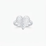 Anillo corazón mediano